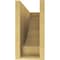 Ekena Millwork 6"W x 18"D x 12"H Classic Alpine Rough Cedar Woodgrain TimberThane Corbel, Primed Tan CORUR06X18X12ALPRCPR - alternate 6